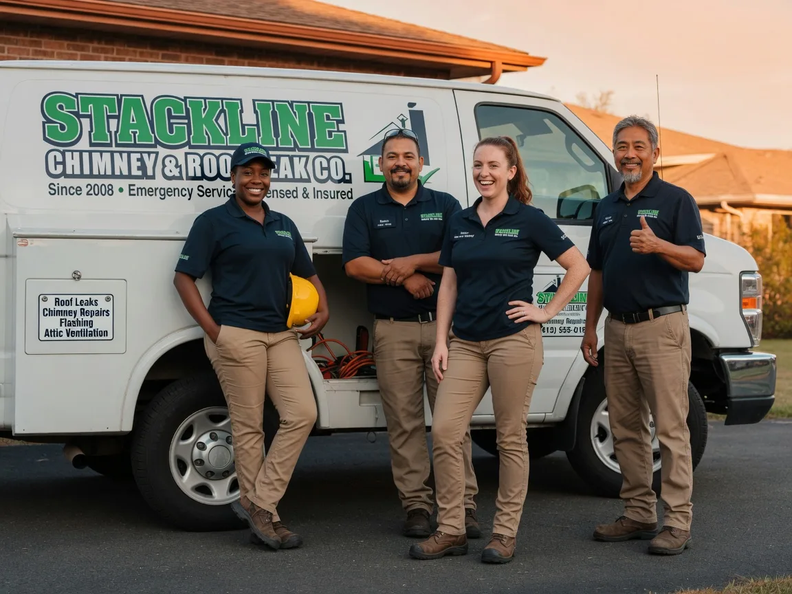 Chimney flashing repair company in Wilton, ND